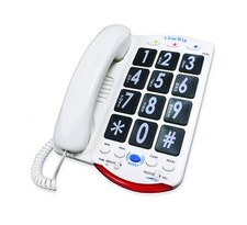 Clarity JV35 Amplified Corded Phone with Talk Back Numbers