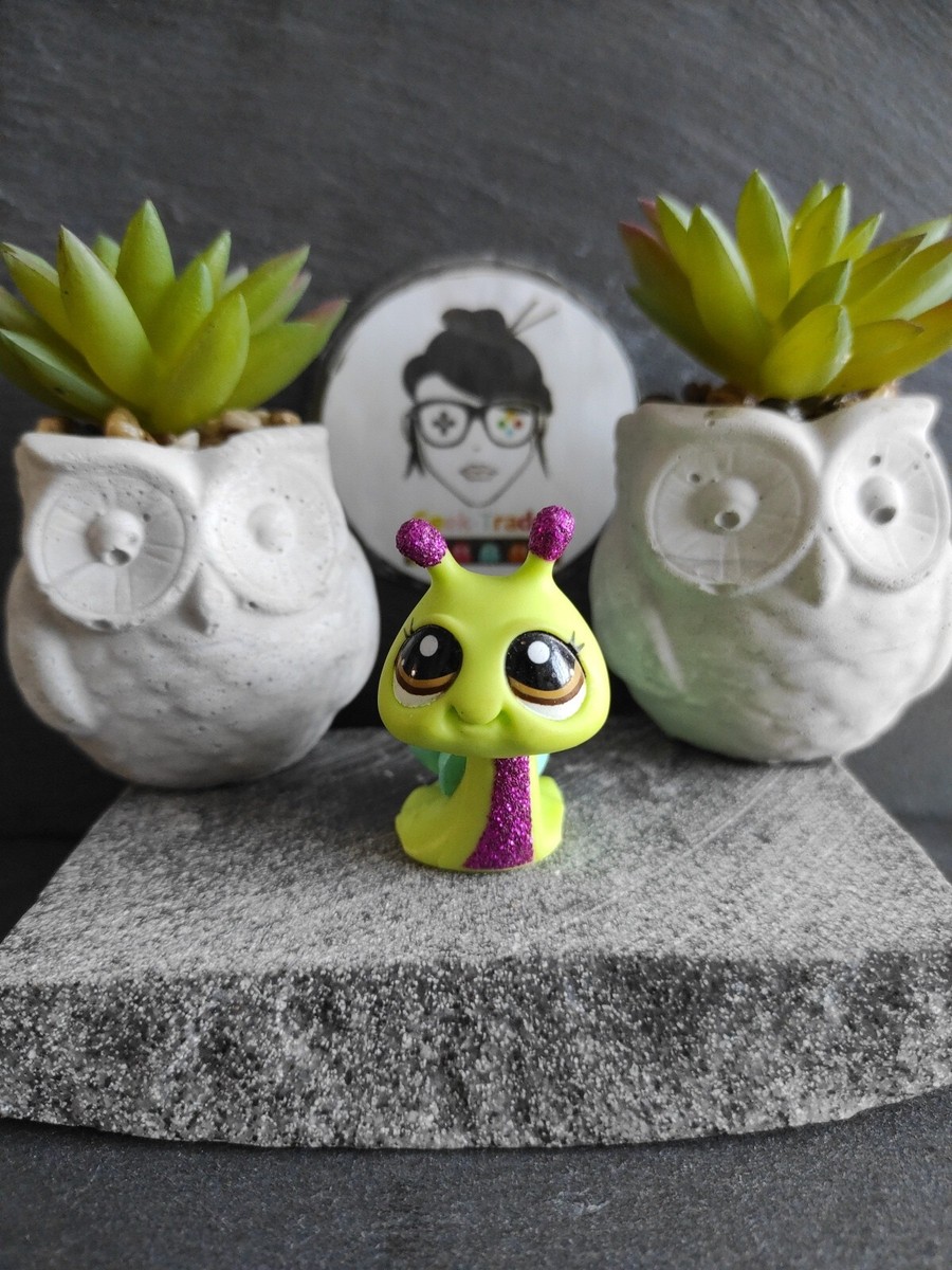 Figurine Littlest Pet Shop LPS Hasbro - Escargot Numéro 1733, Occasion, Pour Collectionneurs