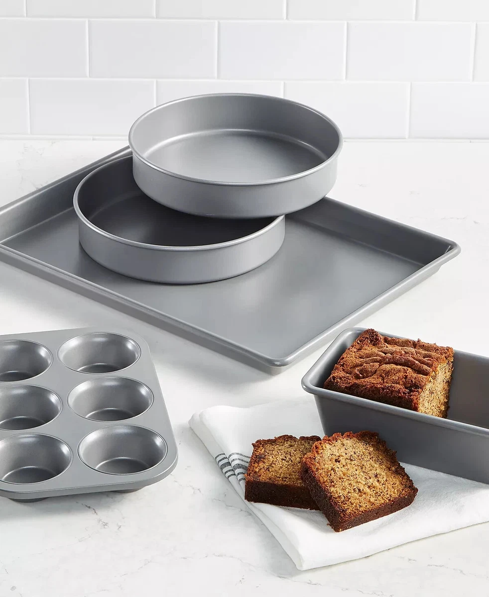 Martha Stewart Gray 12 Cup Nonstick Carbon Steel Muffin Pan