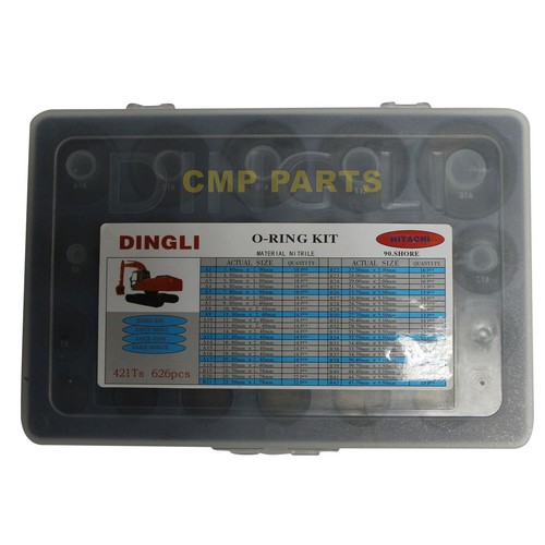 626 Pcs O Ring Box For Hitachi Excavator Repair Seal Kit 3 Month Warranty Ebay
