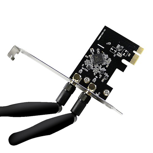 Desktop PC WiFi Adapter 1200Mbps Dual Band Wireless PCI-e Network Card RTL8821 - Picture 2 of 9
