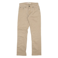 LEVI'S 511 Mens Trousers Beige Slim Straight W26 L27