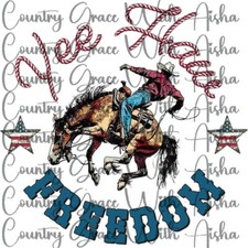 Sublimation Print Transfer Yee Haw Cowboy Ready to Press Paper Ink Heat Transfer