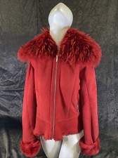 Marengo 100% Mouton Shearling Fur Ladies L Jacket Turkey