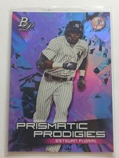 2019 Bowman Platinum Prismatic Prodigies #PPP10 Estevan Florial Purple /250