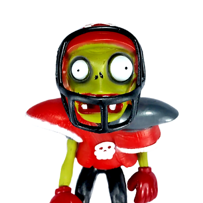 Zombie Plants Vs Zombies 7 hard plastic Mexican action toy figure