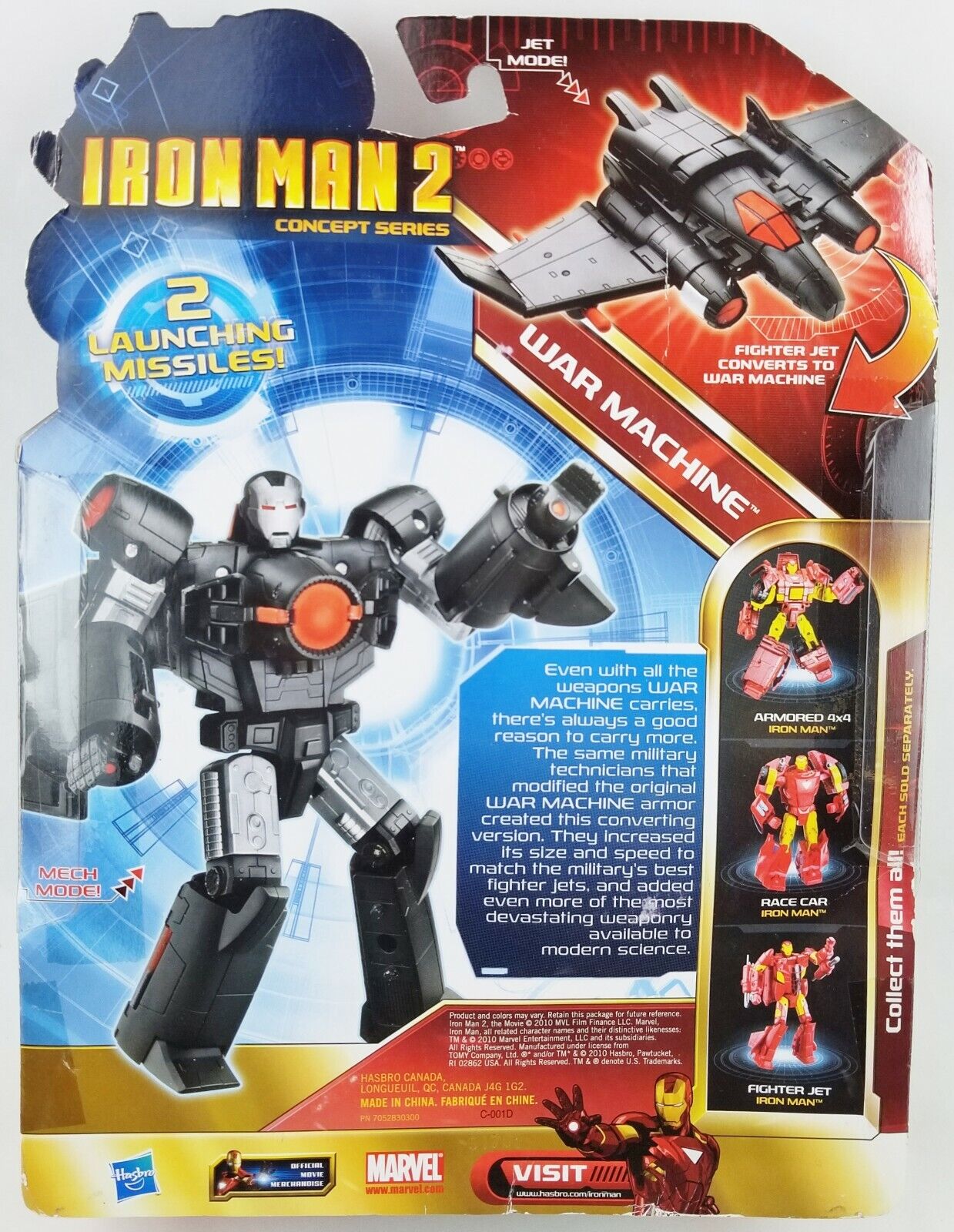 Iron Man Action Figure for sale online Hasbro Marvel Transformers Crossovers
