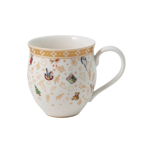 Keramik-Tasse „Ich Denke An Meinen Golden Retriever“ – 300 Ml, Schwarz-weiß, Spülmaschinengeeignet