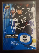 2022-23 Trilogy Hockey Jordan Spence Rookie Renditions Blue /399 Upper Deck Los