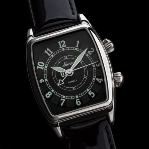 Mechanical alarm clock Buran watch manual winding vibrations Poljot 2612 alarm
