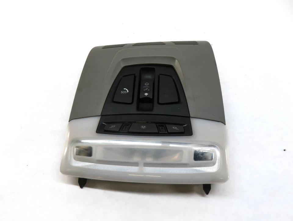 BMW X5 (F15) 2014 techo delantero centro cúpula primaria luz y botón techo corredizo (negro) Foto 2 de 4