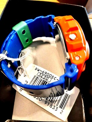 G-Shock DW-6900AC-2 Resin Watch Blue Red LCD From Japan for sale