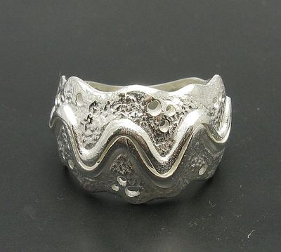 Schlichter stilvoller Sterling Silber Ring gepunzt massiv 925 Top Qualität Kaiserin