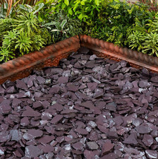 20kg Bag Plum 40mm Decorative Slate Chipping Aggregate Garden Driveway Landscape