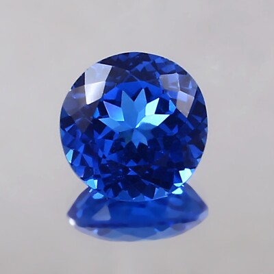 AAA Natural Ceylon Cornflower Blue Spinel Loose Round Gemstone Cut 9x9 MM