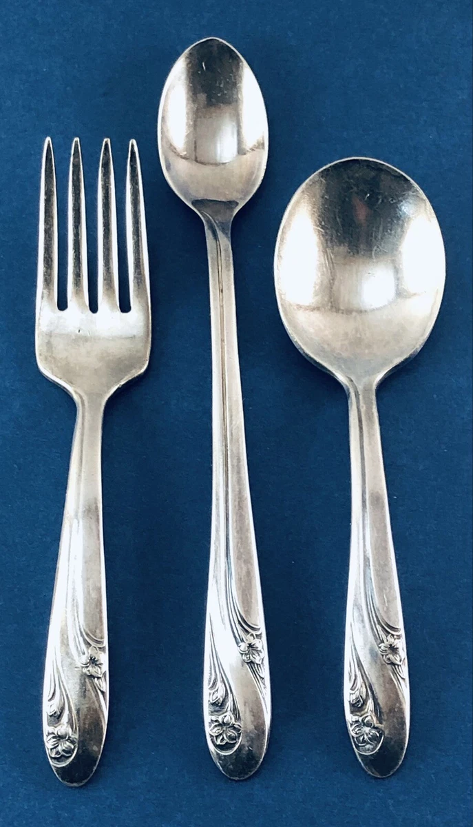 Holmes and edwards best sale baby spoon and fork