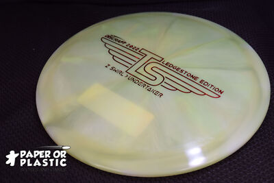Discraft Ledgestone 2022 Z SWIRL UNDERTAKER Disc Golf 174 Driver Dark Green Red