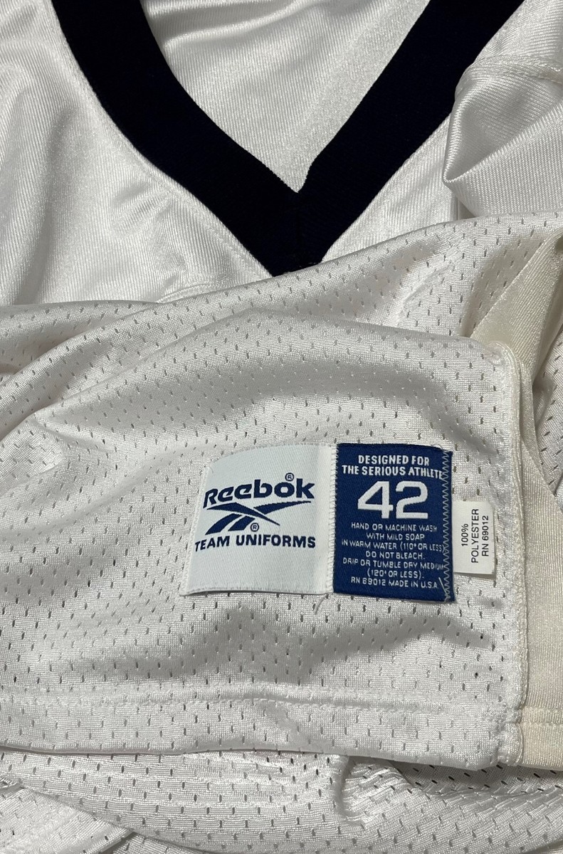 YALE BULLDOGS Men White Blank NCAA Team Issued Vintage Football