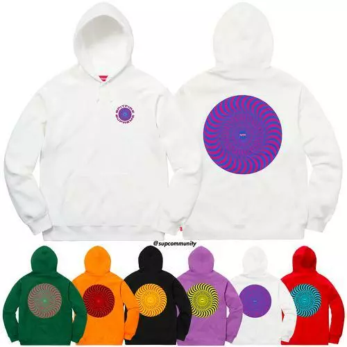 supreme  spitfire  hooded  sweatshirt