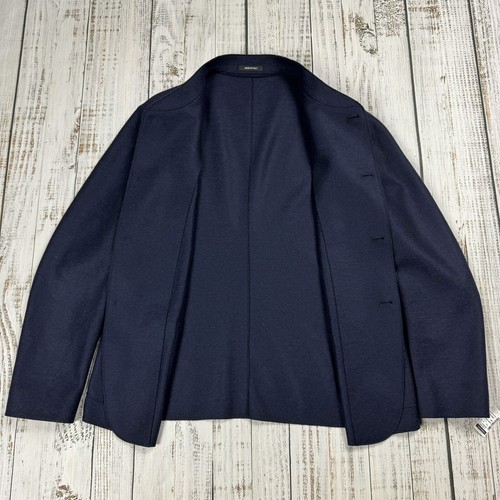 $1695 NWT GIORGIO ARMANI JACKET BLOUSON ITALY NAVY WOOL UNSTRUCTURED 44 US - Picture 6 of 10