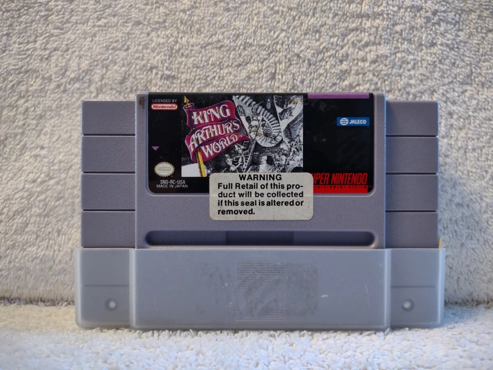 King Arthur's World - (SNES, 1993) *CIB* VGC* Cleaned & Tested* FREE SHIPPING!!! - Image 2 of 4