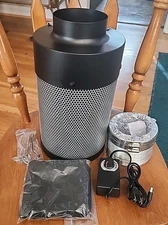 Atour 4'' Air Filtration Kit 12 Speed Control 14cm Fan & Carbon Filter 7' Duct