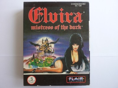 Elvira - Mistress of the Dark für C64 / sehr schlechter Zustand