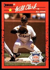 Will Clark 1990 Donruss #707e Giants MLB READ FREE SHIPPING AutographDen