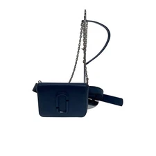 Marc Jacobs Shoulder Bag/Leather/Blu/Plain/M0014983