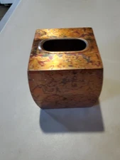Copper - Tone Metal Tissue Box Cover, Tissue Holder 