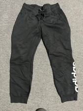 Adidas Women Sweatpants Joggers Black Training Pant Large 16-18 Women