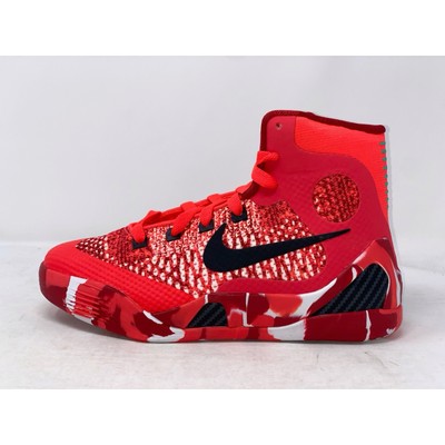 Nike Kobe 9 Elite Protro 'Christmas' Red Sneakers, Size 6Y / 7.5W