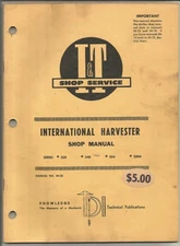 IH-23 I&T Service Shop Manual for International 330 340 504 and 2504 Tractors