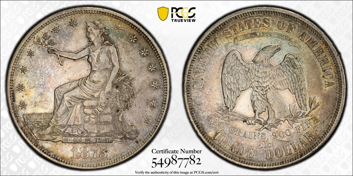 1875 Year US Trade Dollars (1873-1885) for sale | eBay