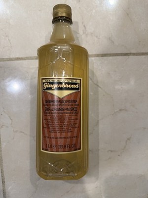 Sealed starbucks gingerbread syrup 1 liter 33.8 oZ  BB: Jan 2026