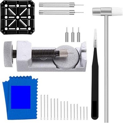 25PCS Adjustment Watch Band Strap Link Pin Remover Repair Resizing Tool Kit