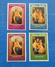 Saint Lucia Stamps, Scott 257-260 Complete Set MNH