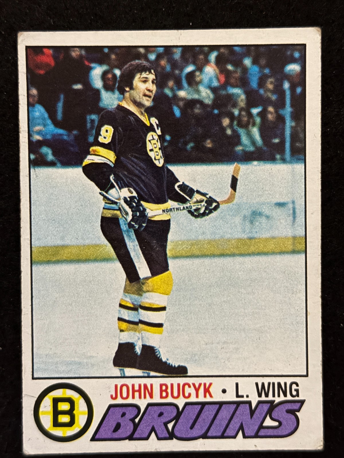 1977-78 Topps JOHN BUCYK | HOF | #155 | Boston Bruins | NHL Hockey | VG