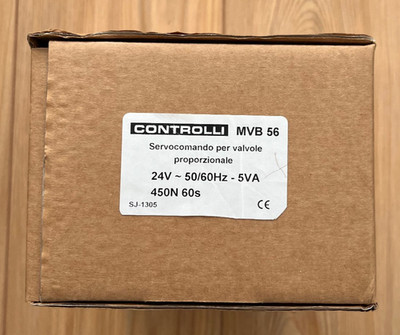 CONTROLLI MVB 56.      0,24V~50/60Hz - 5VA.   450N.   60er Jahre.     Ventilantrieb