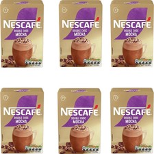 6x Nescafe Double Choc Mocha Instant Coffee  42 Sachets – Pack of 6 x 7