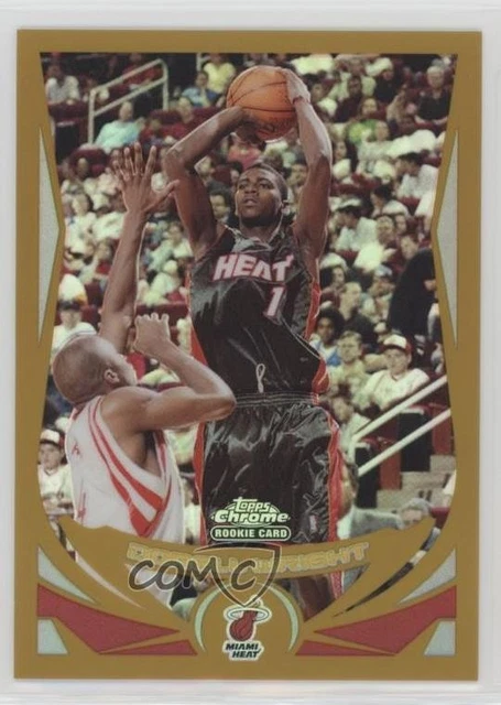 2004-05 Topps Chrome Gold Refractor 74/99 Dorell Wright #184 Rookie RC 09is