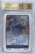 2012 Bowman Draft Chrome Picks Richie Shaffer #BCA-RS BGS 9.5 GEM MINT Auto 0l2