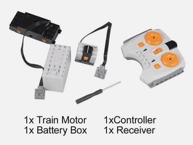 4PCS Power Functions Train Motor IR Receiver Controlled For Lego 10254 Train Set