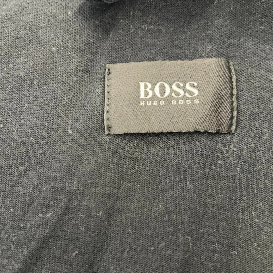 Hugo Boss, peignoir, taille : M, noir, coton, unicolore, homme #rk2 - Photo 3/4