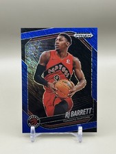 RJ Barrett Toronto Raptors 2024-25 Panini Prizm Black FOTL Blue Shimmer /35