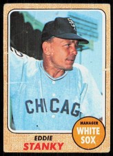 1968 Topps Eddie Stanky Chicago White Sox #564