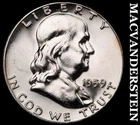 1959 Franklin Half Dollar- Silver Choice Gem Brilliant Unc Luster #i9832