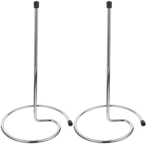 2 Pcs Rotweinkatalter Dekanter-Trocknungsständer Trockner Für Weinkaraffen - Bild 2 von 12