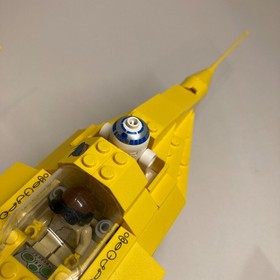 LEGO Star Wars Naboo Fighter 7141 Complete W Instructions + Minifigures