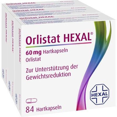 Orlistat Hexal 60 mg Hartkapseln 3X84St - PZN 11219049